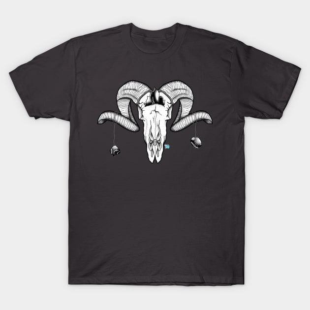 Ram x Black Obsidian T-Shirt by ColorMix Studios